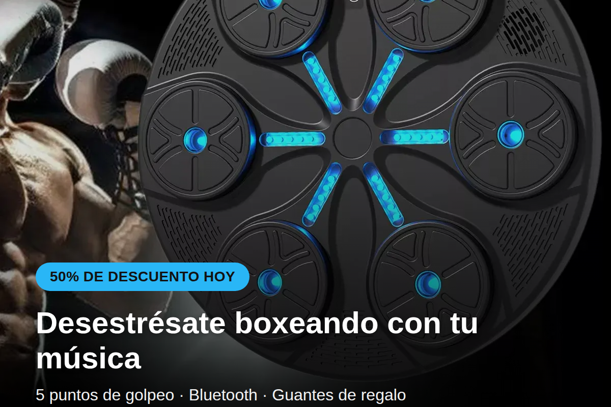 Desestrésate boxeando con tu música